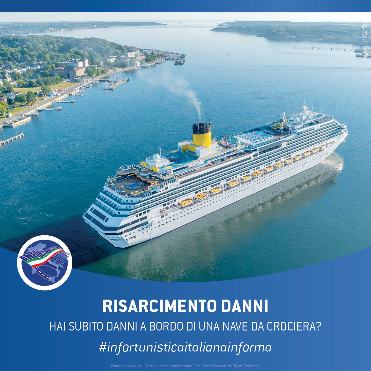 nave da crociera risarcimento danni