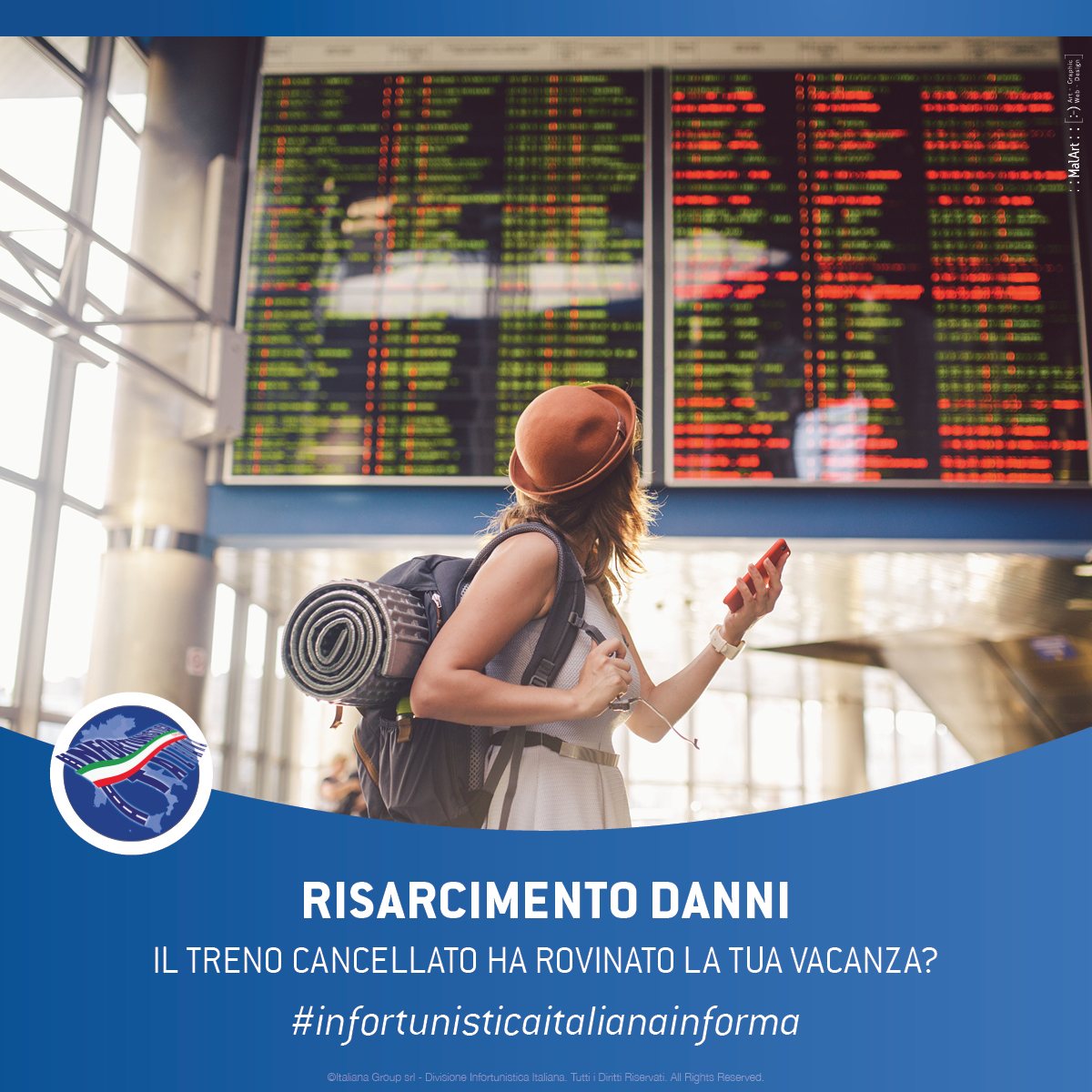 treno cancellato vacanza rovinata risarcimento danno